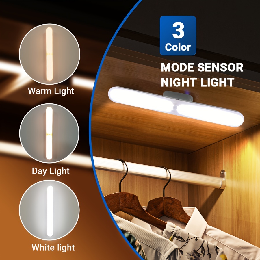 Motion Sensor Night Light Led Closet Light Stick On Lights - Temu