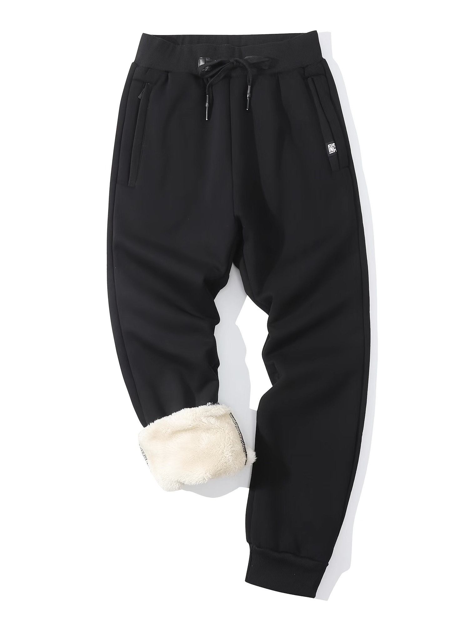 Gihuo Women's Sherpa Lined Sweatpants Winter Warm Fleece Lined Sweatpants  with Pockets Fleece Jogger Pants(Dark Grey) - Gihuo Clothing Sale