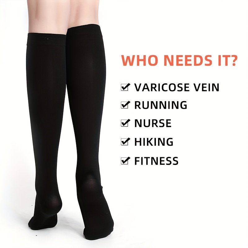 Varicose Vein Prevention Compression Socks 20 30mmhg Sporty - Temu Canada