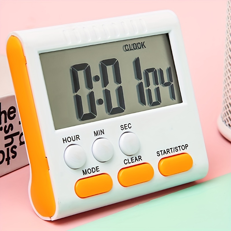 Digital Kitchen Cooking Timer: Magnetic Countdown Countup Egg