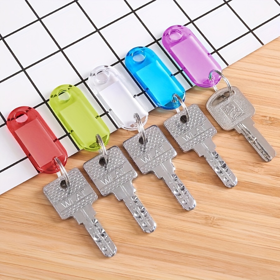 Couvre-clefs colorés, 30 pièces, bouchons, étiquettes, marqueurs d