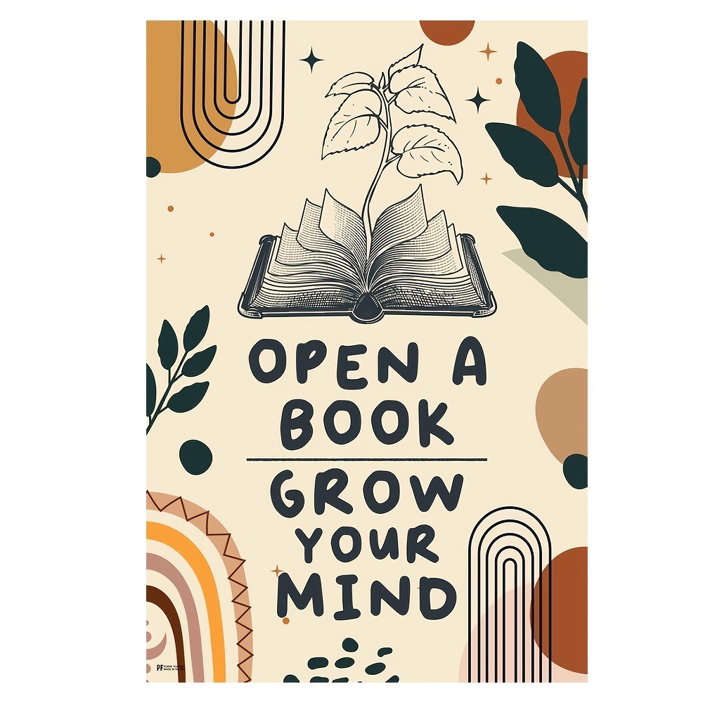  unframed reading poster for classroom library decor open temu australia