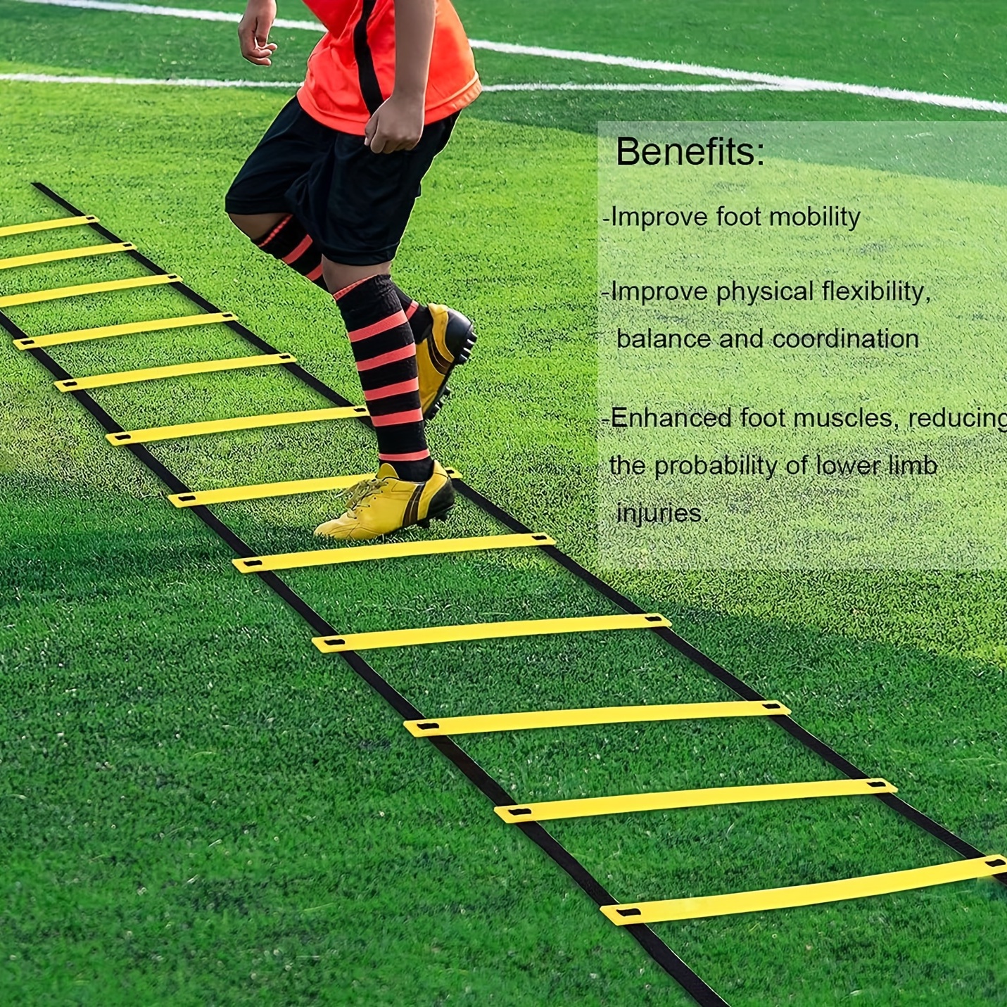 Échelle d'agilité, échelles d'exercice d'entraînement de vitesse pour le  Football et la boxe - AliExpress