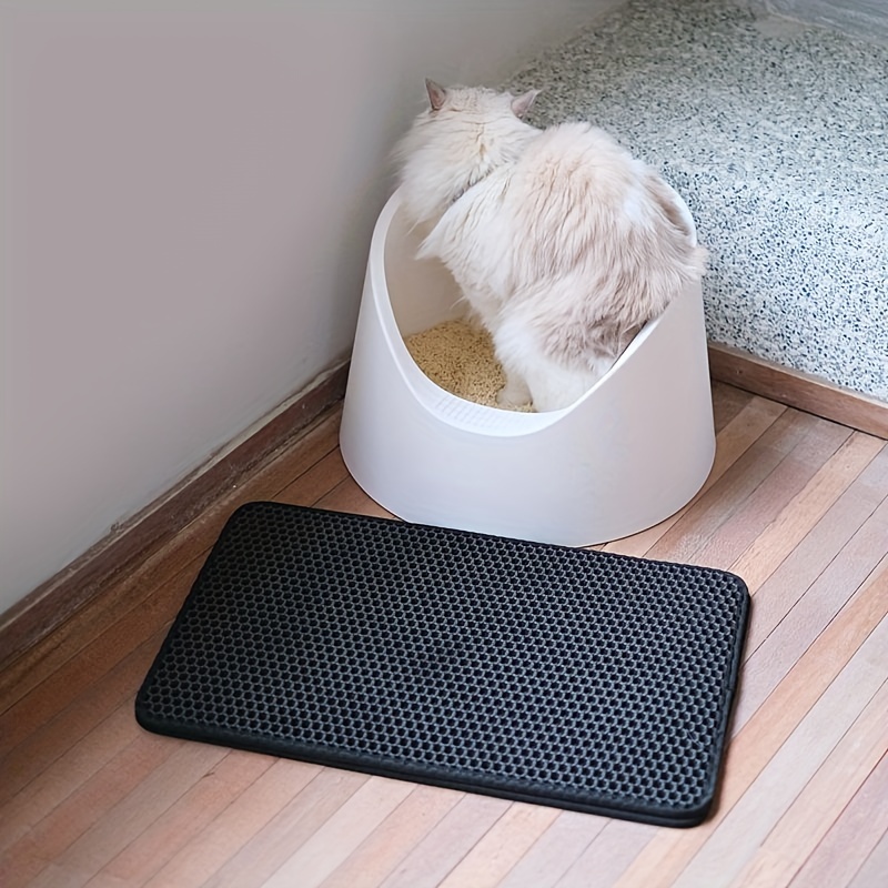 Cat Litter Mat Honeycomb Double Layer Cat Litter Box - Temu