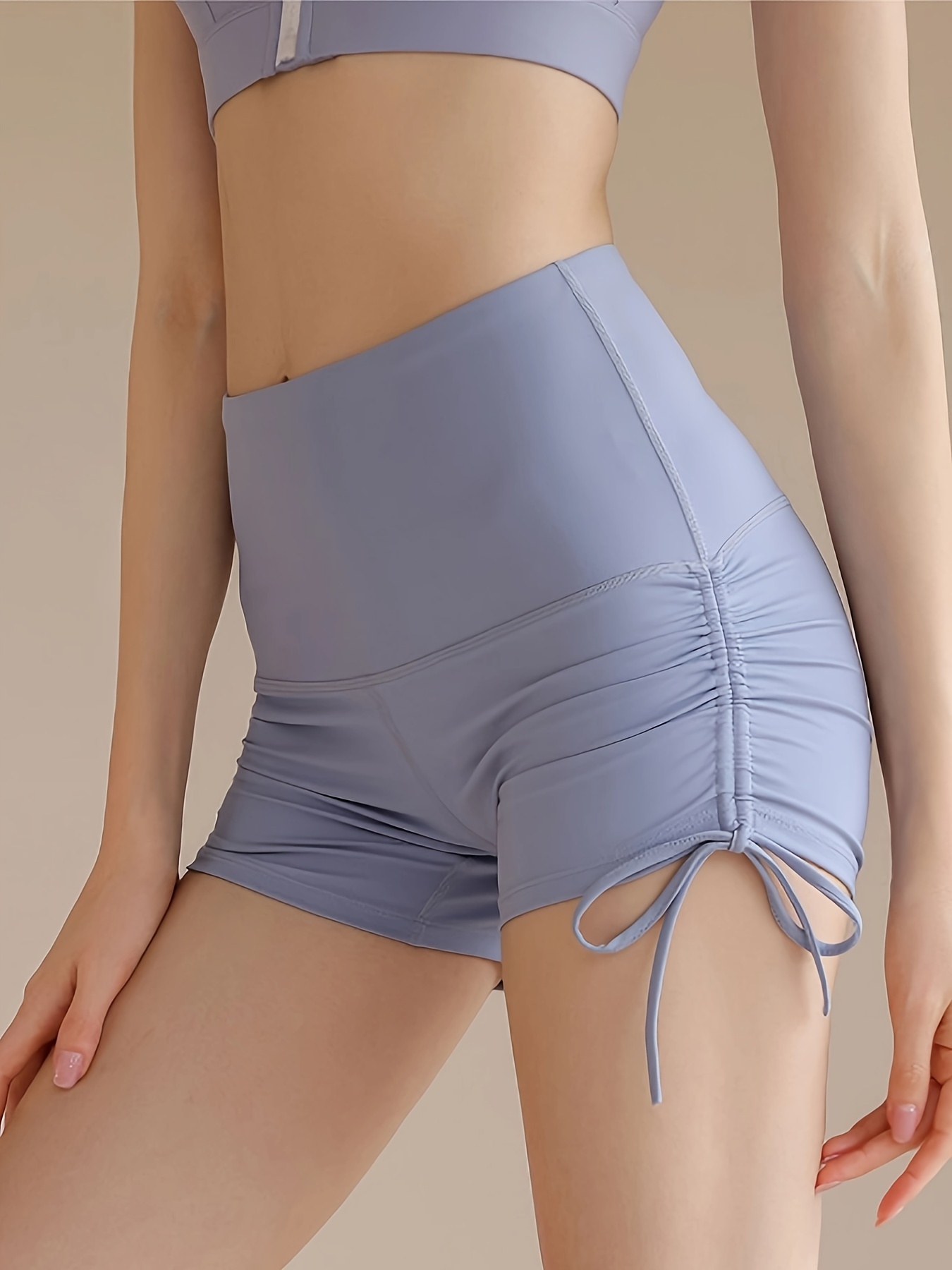 Breathable Quick Drying High Waist Sports Shorts - Temu