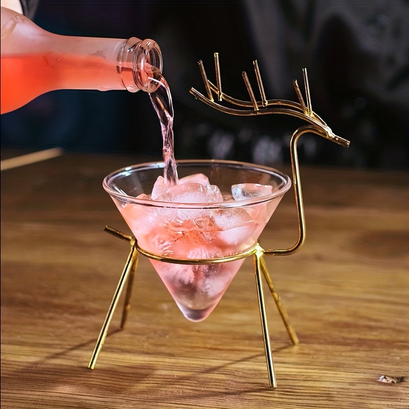 Strawtini Glasses, Cocktail And Wine Glasses