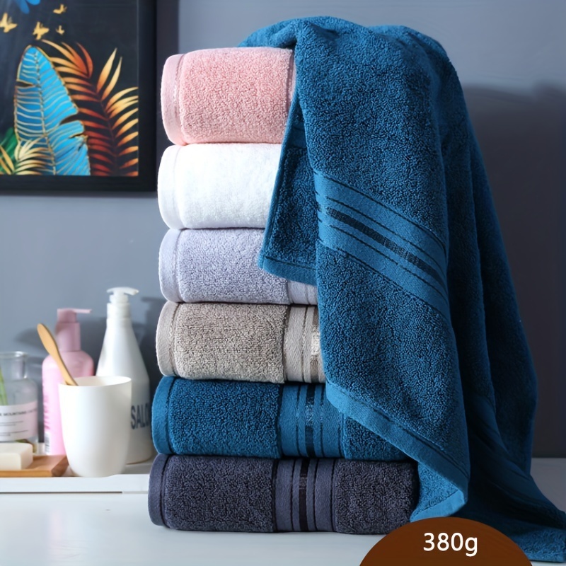 

1pc Combed Cotton Bath Towel, Super Soft And Highly Absorbent Towels, 54 X 27 Inches