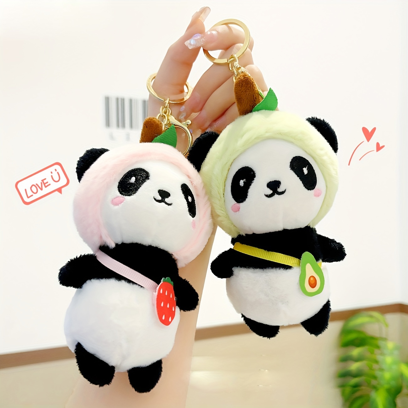 Llavero Coche Anime Panda Kawaii Accesorios Llavero Coche - Temu