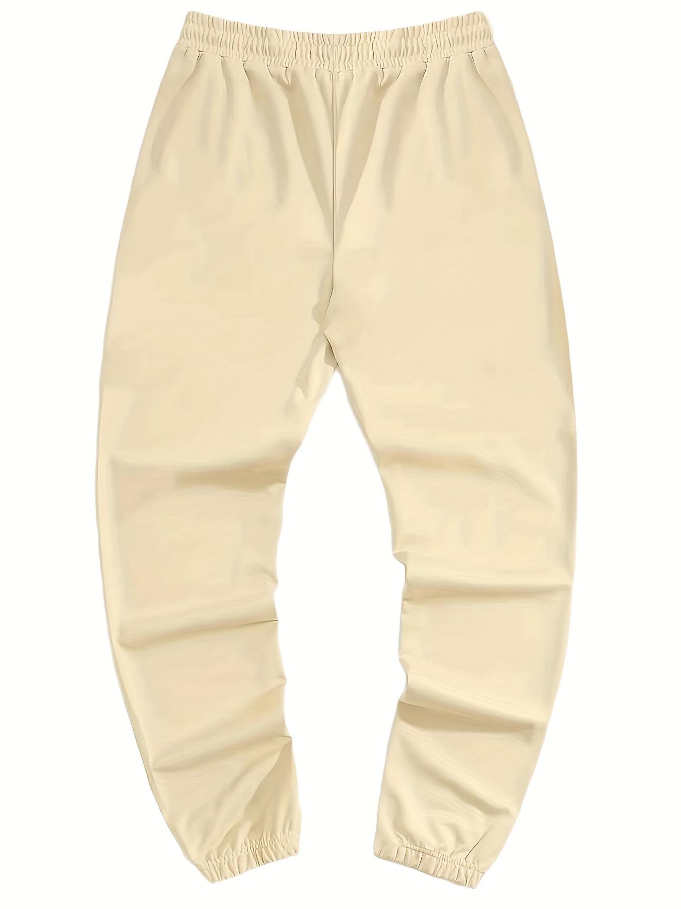 Star V Print Men's Drawstring Sweatpants Casual Comfy Jogger Pants
