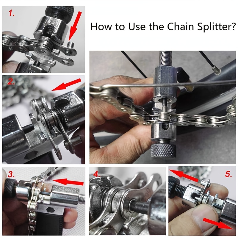 Zhiqiu Bike Chain Removal Tool Durable Carbon Steel Chain - Temu
