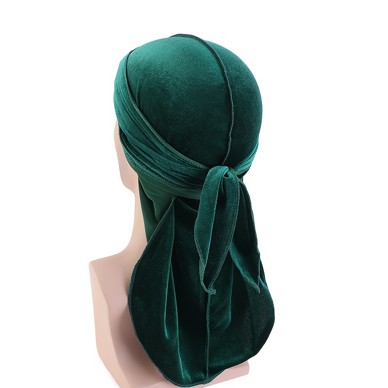 1pc Men's Velvet Durag Pirate Hat