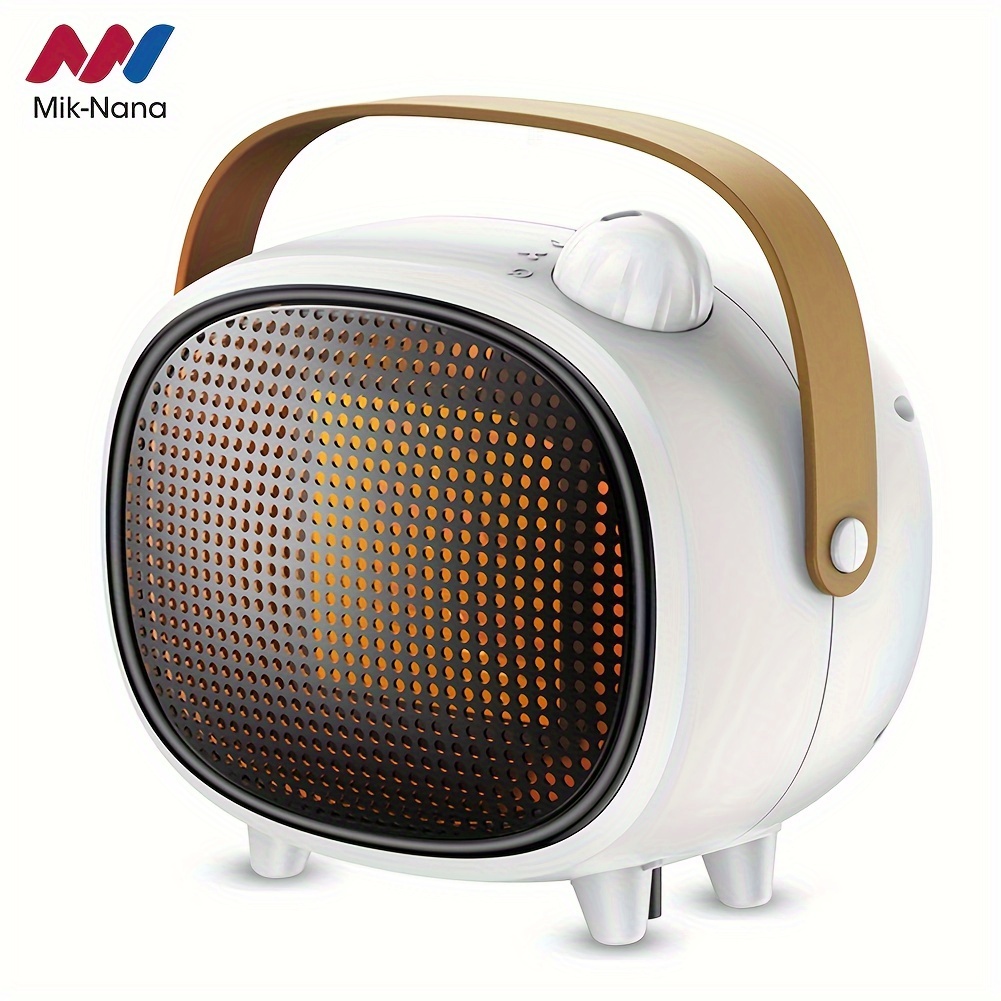 Small Heater With Heating And Fan Modes Space Heater For - Temu