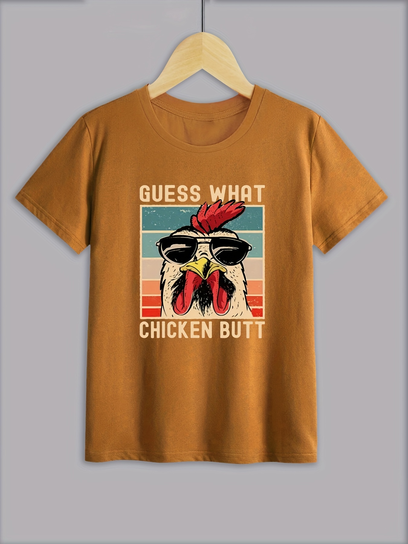 guess what chicken butt kids shirt