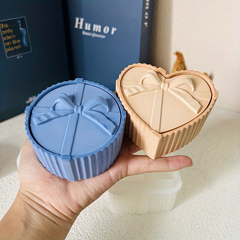 square christmas gift box silicone mold heart shaped Temu - Main Image