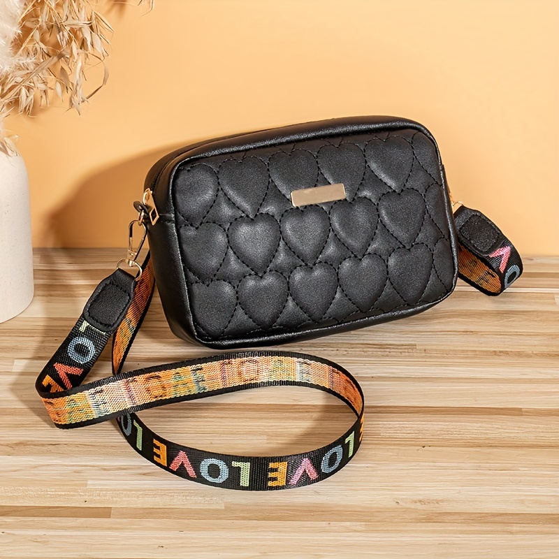 New Zipper Square Bag For Women PU Leather Shoulder Messenger Bag