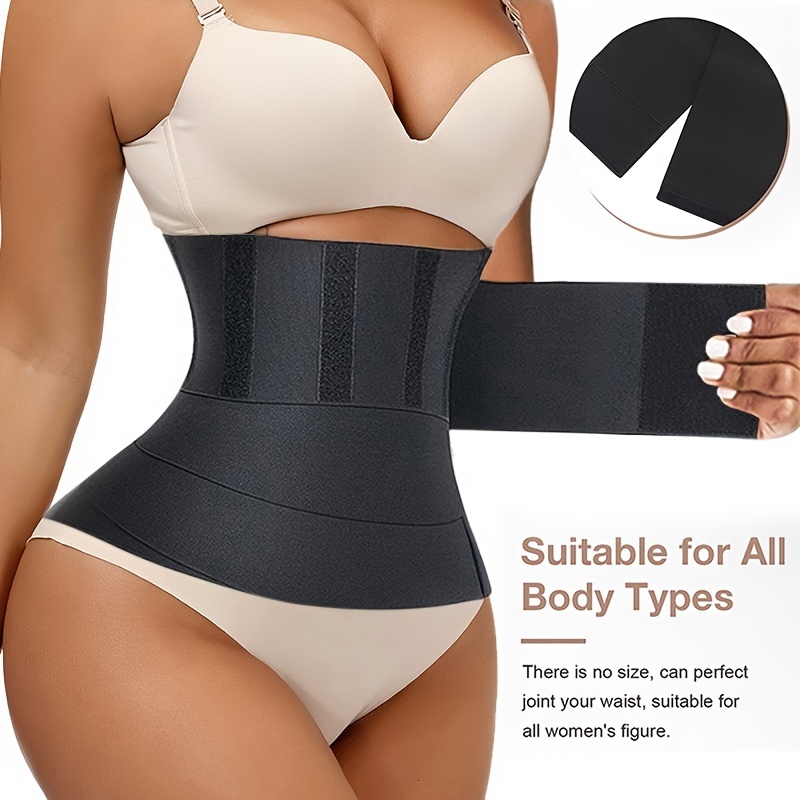 Plus Size Long Waist Training Belt Tummy Control Wrap - Temu United Arab  Emirates