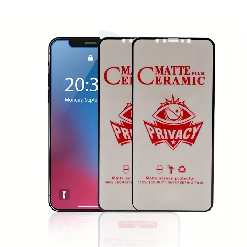 Premium Matte Privacy Screen Protector For Iphone 14/14 - Temu