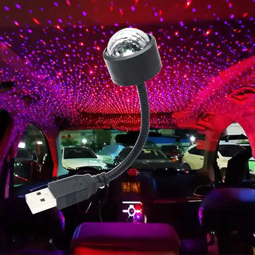 1PC USB LED Mini Car Light Neon Atmosphere Ambient Bright Lamp Light  Accessories