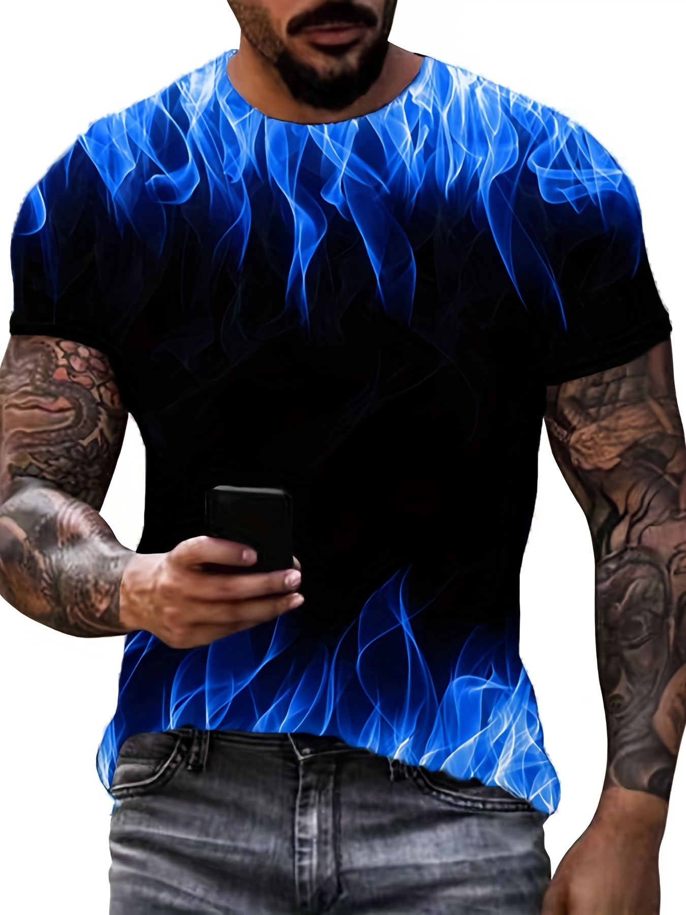 Flame Shirt - Temu