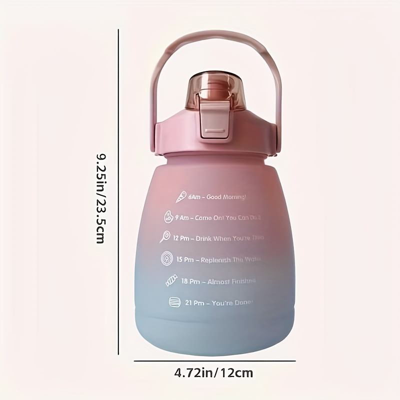 Stay Hydrated On the go: Gradient Color Motivational Sports - Temu