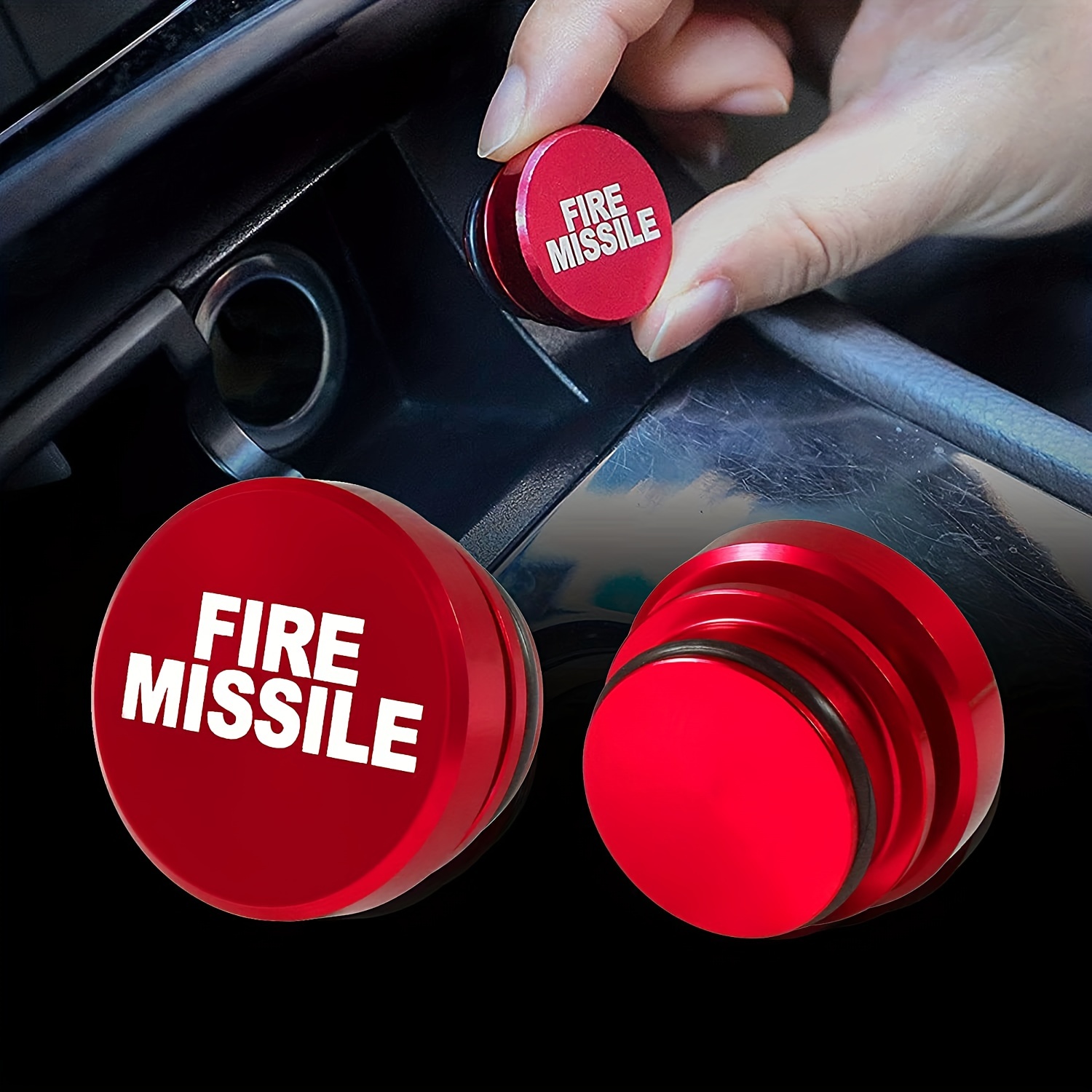 Aluminum Eject Fire Missile Panic Button Car Cigarette - Temu Germany