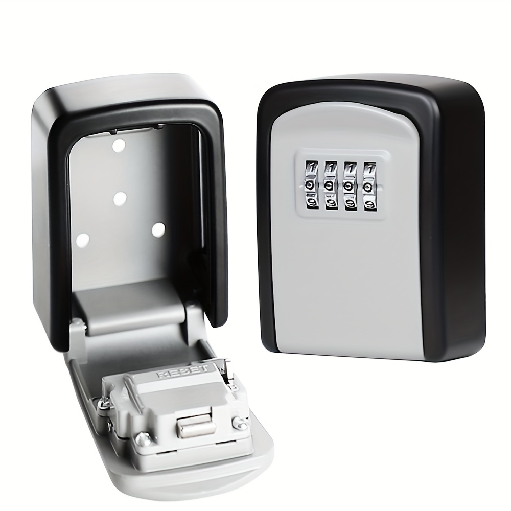 1 Caja Seguridad Llaves Contraseña 4 Dígitos Resistente Agua - Temu
