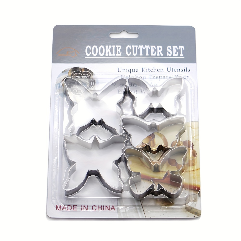 Butterfly Cookie Cutters, Metal Pastry Cutters, Biscuit Molds, Baking  Tools, Kitchen Gadgets, Kitchen Accessories - Temu