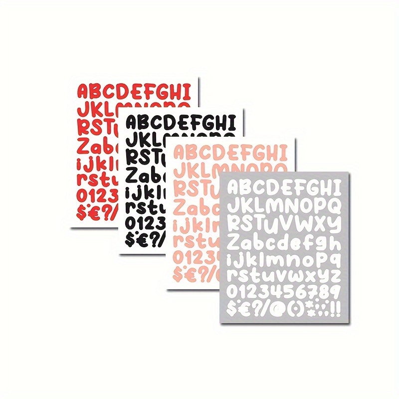 Self Adhesive Vinyl Letter Alphabet Number Stickers Mailbox - Temu