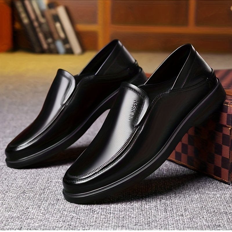 Mens Casual Pu Leather Shoes Business Dress Fashion Soft Sole