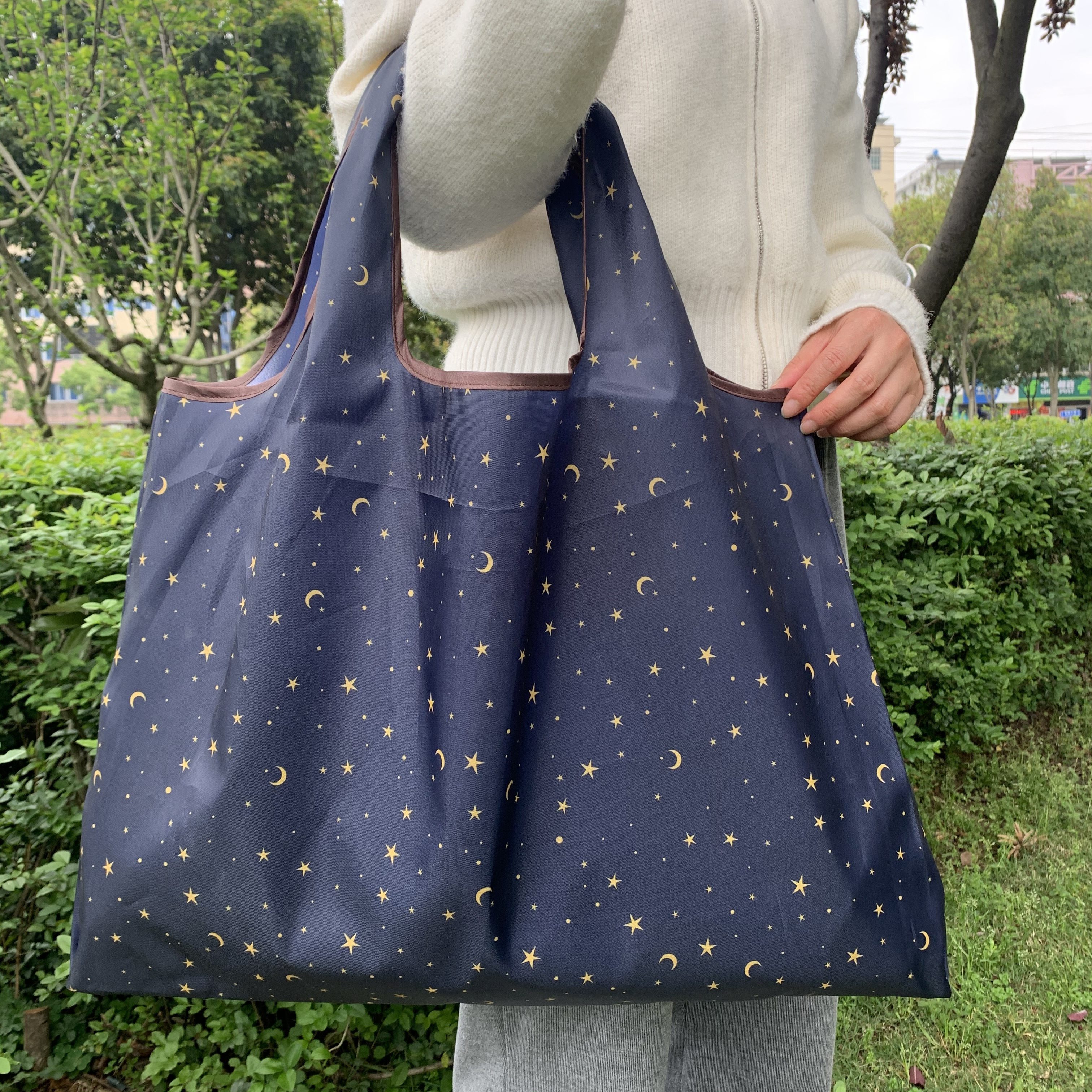 Foldable Pocket Tote Bag