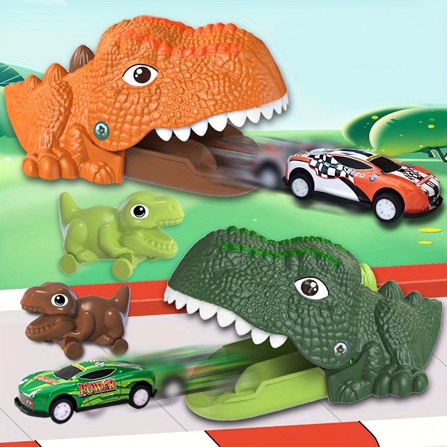 Coche De Juguete De Dinosaurio Con Retroceso, Juguete De Dinosaurio De 6  Piezas, Para Niños, Niñas Y Niños De 3, 4, 5 Años Y Más, Juguetes Para Niños