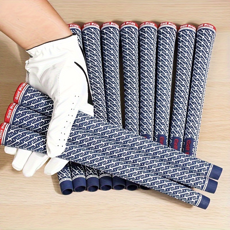 

13pcs Enhanced Traction Rubber Golf Club Grips - All Weather Performance - Standard/midsize