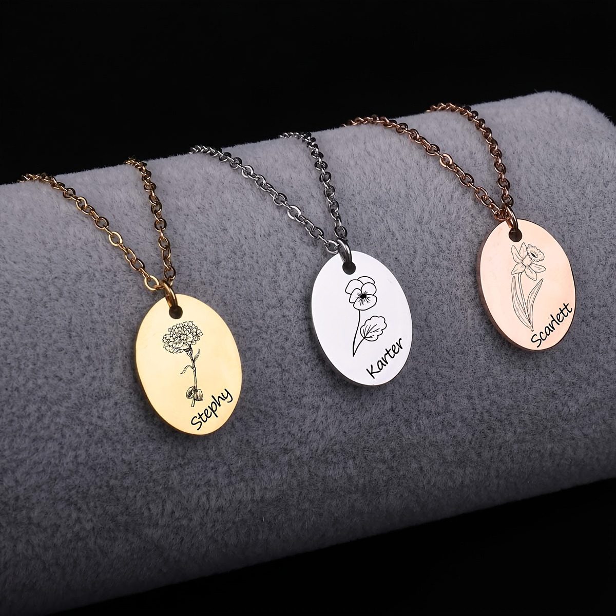 Love Letter Pendant Necklace Customized Stainless Steel Jewelry Day Mother  Gift - Customized Necklaces - Aliexpress
