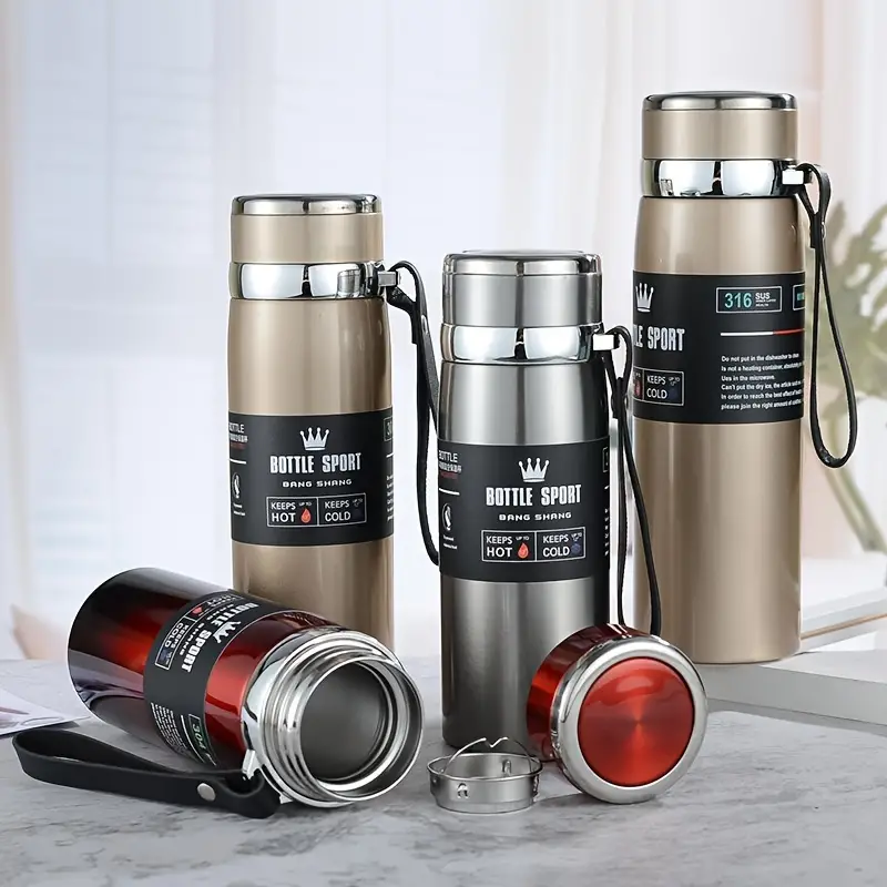 8/18 Stainless Steel Thermal Cup - Large Insulated Water Bottle