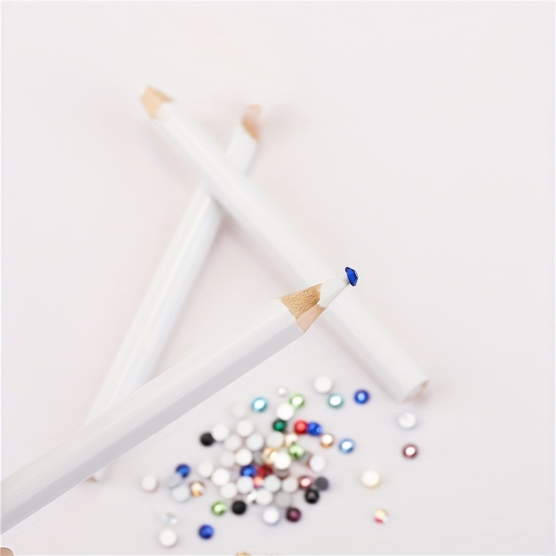Wax Pencil Set For Rhinestones Nail Art Gem Dotting - Temu