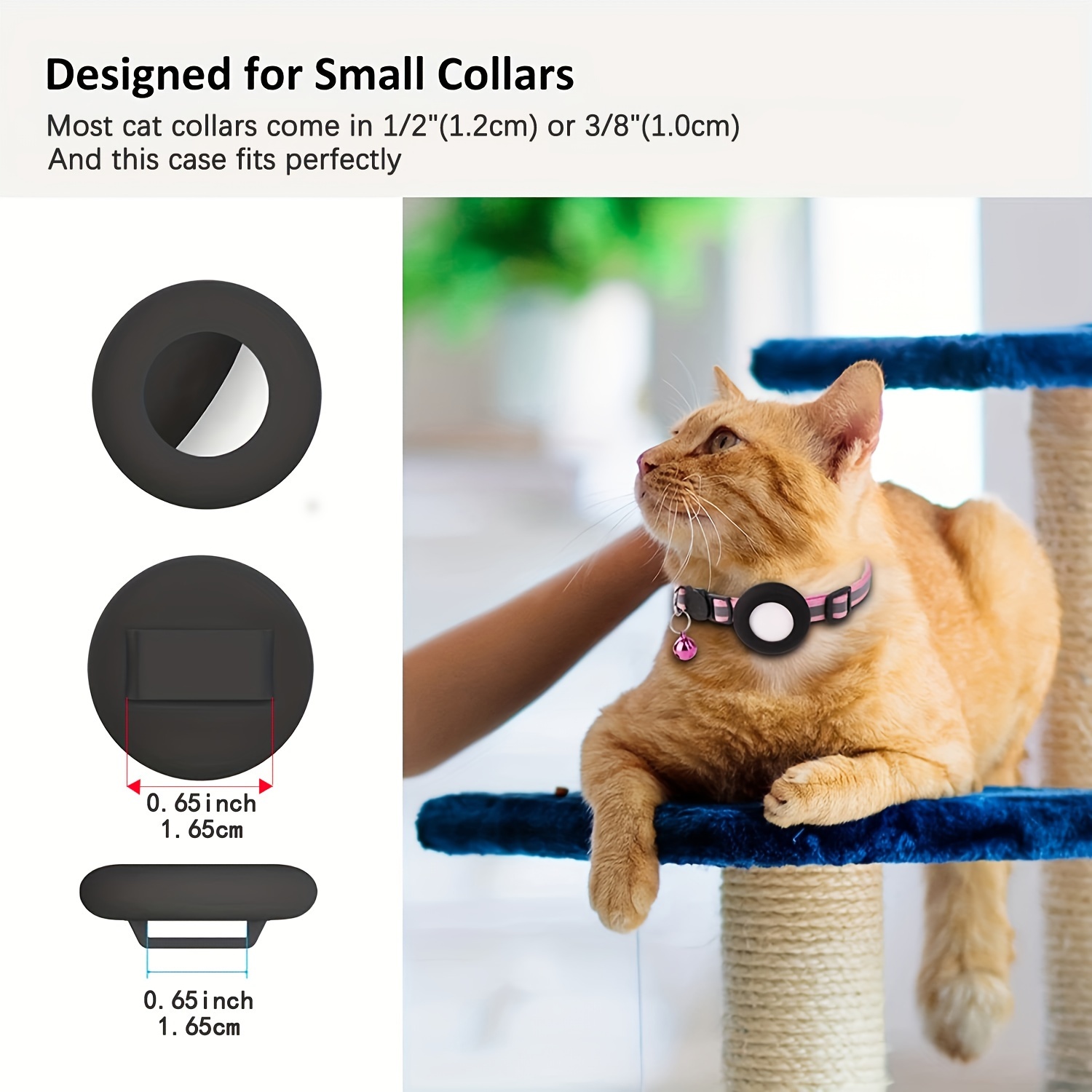 Collar de gato Airtag para Apple Air Tag, soporte de collar de