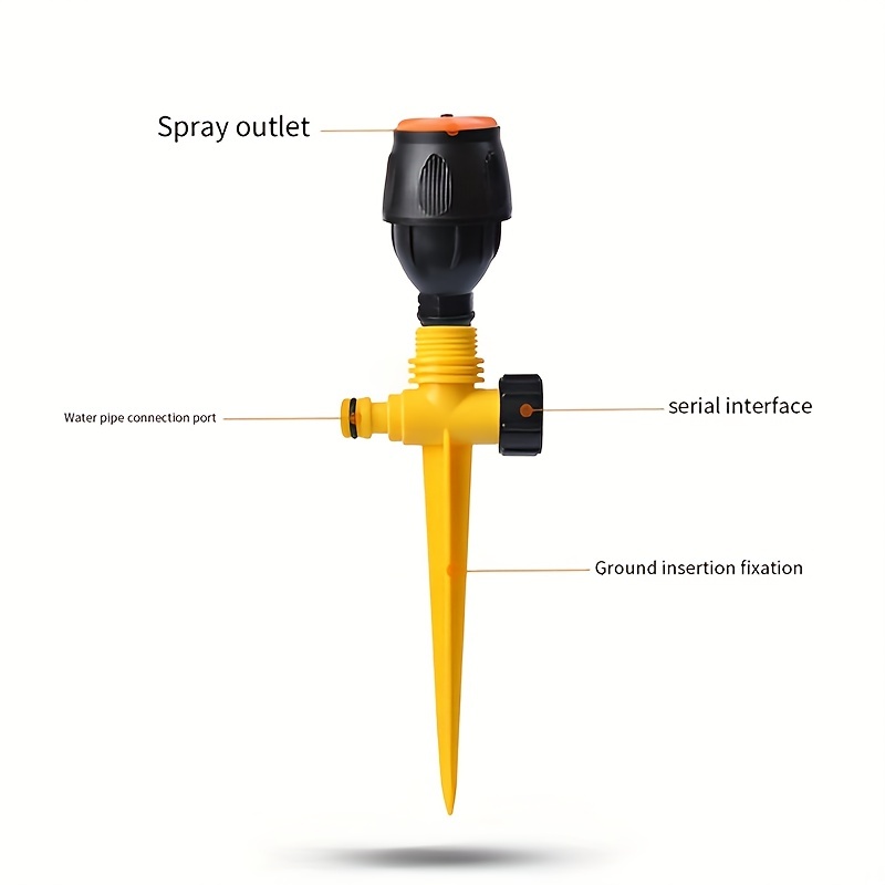 360 Rotation Auto Irrigation System Sprinkler for Lawns and Gardens