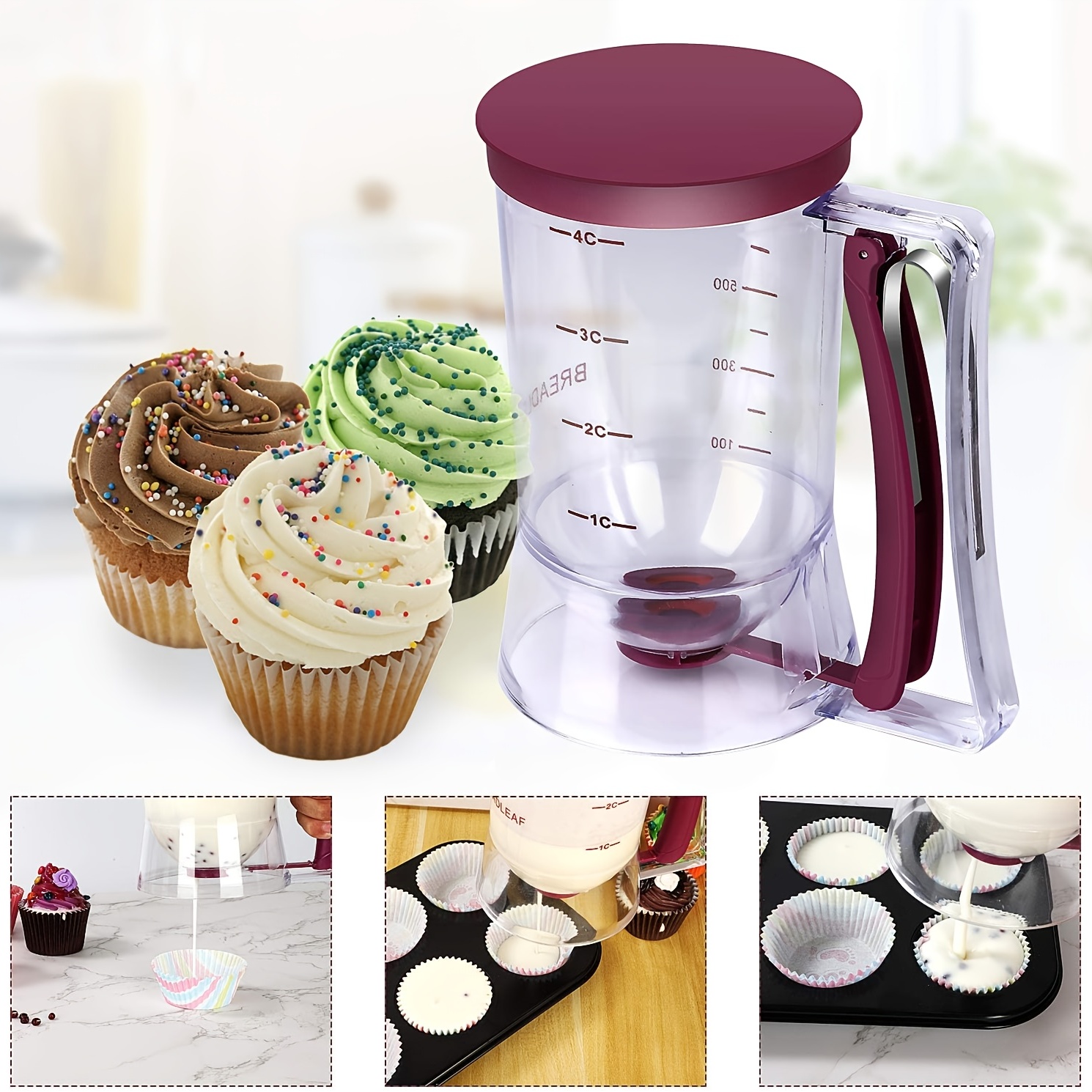 Multipurpose Practical And Versatile Applicator For Cake And Cupcakes