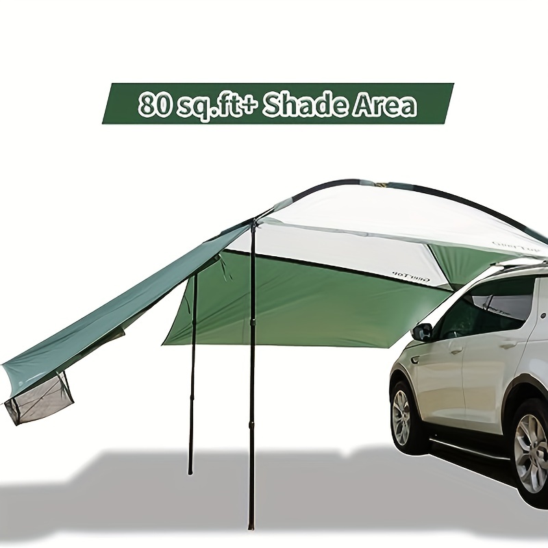 Auvent latéral de Voiture, abri Solaire étanche pour Voiture, Toit de Tente  de remorque de Camping-Car pour SUV Minivan Hatchback Camping Voyage en