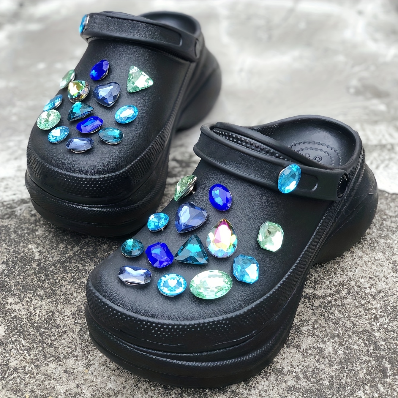 16PCS Pearl Charms for Croc Bubble Slides Clogs Sandals, Elegant Shoe  Accessories Decorations for Women Girls Teens Adults Kids