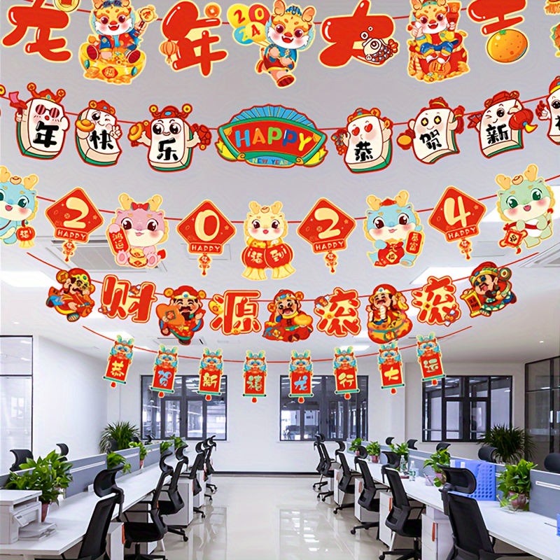 2024 Chinese New Year Dragon Ceiling Decoration Chinese New - Temu