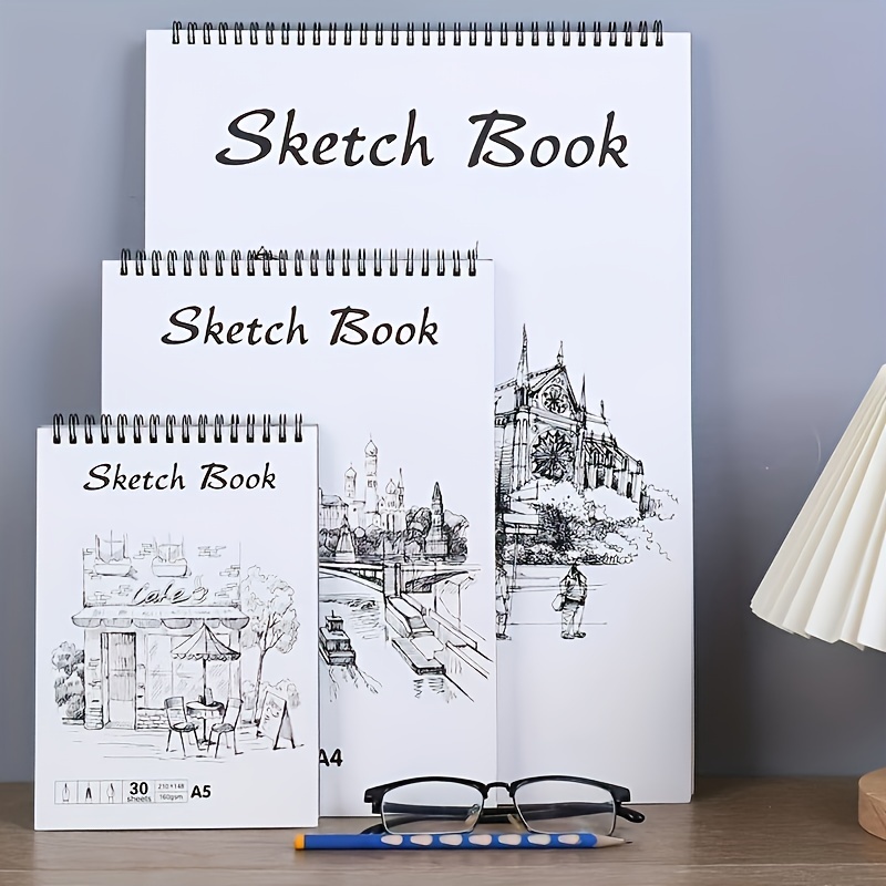 A6 Sketch Book: 160gsm Hardback Sketchbook For Kids - Temu