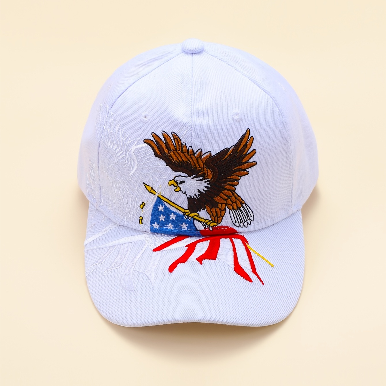 Men's Eagle American Flag Embroidered Baseball Cap