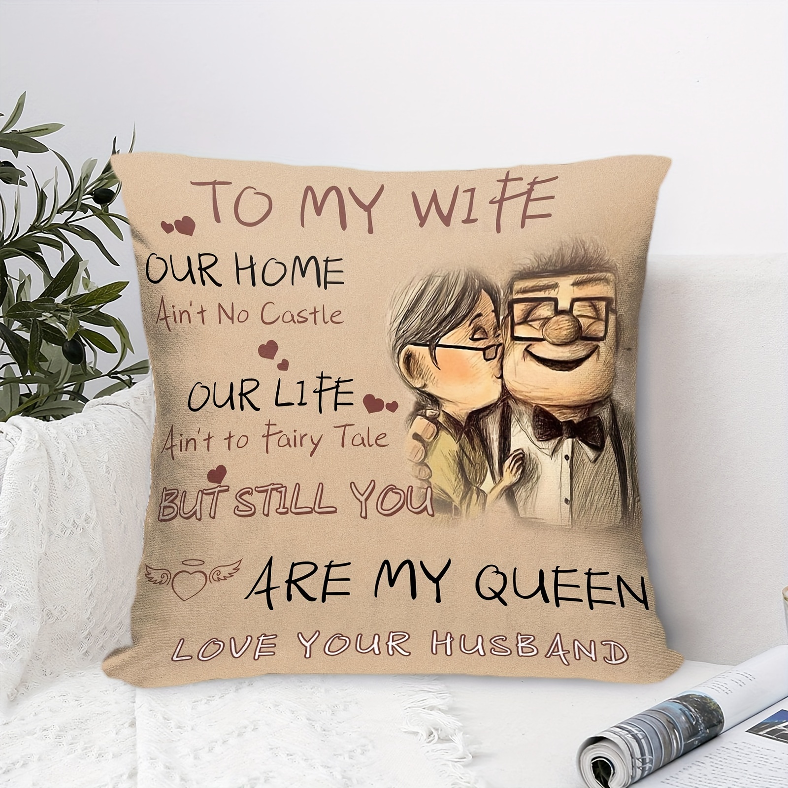 Cushion gift hot sale for husband