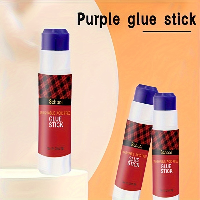 Purple Glue Sticks, Student Office Supplies High Adhesive Handmade Glue  Sticks Stationery, Handmade Multi-spec, Washable, Non-toxic, Permanent  Adhesive, - Temu