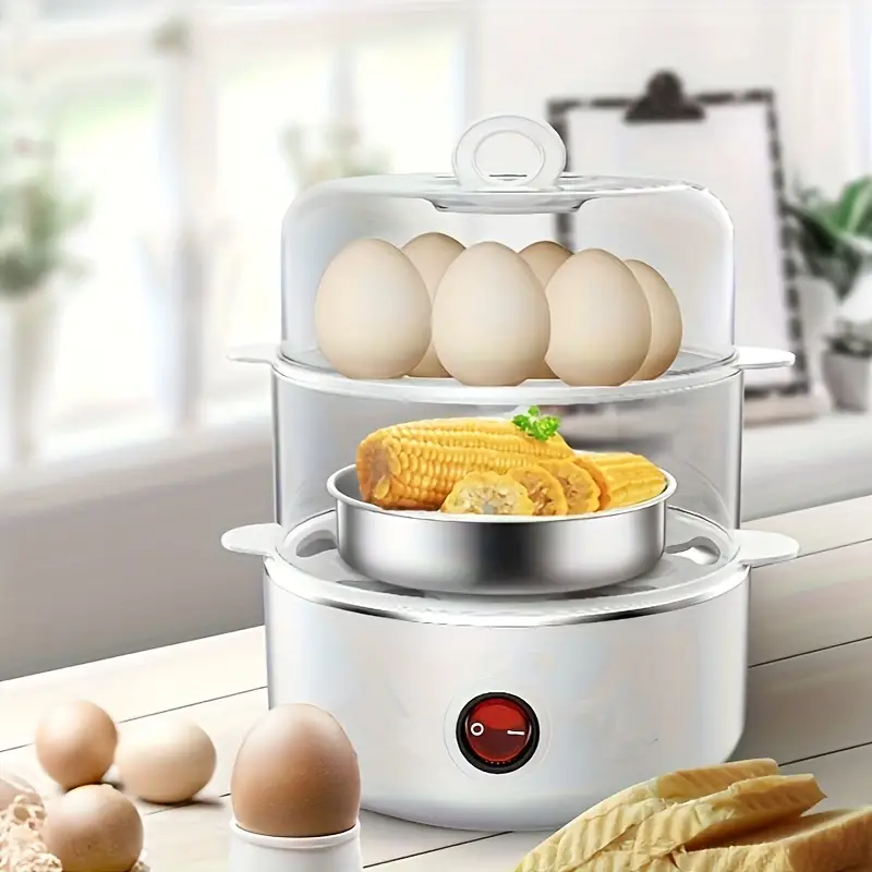 10 Capacity, Egg Cooker For Hard Boiled, Poached, Scrambled Eggs