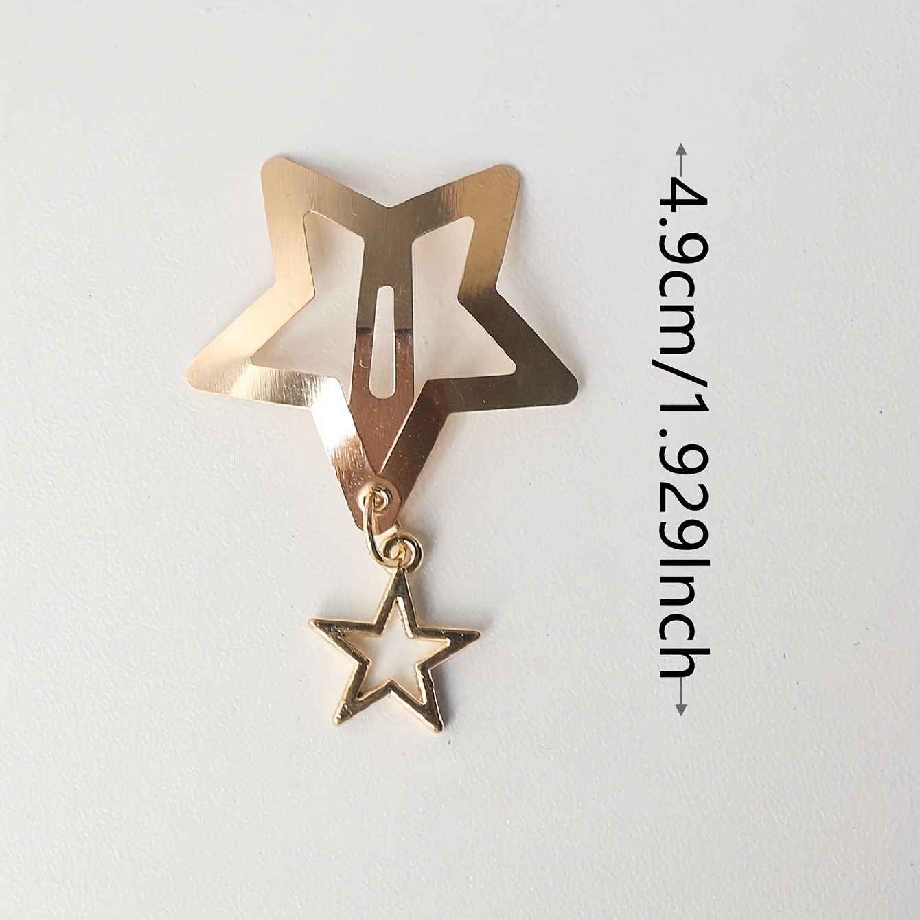 Y2k Star Bb Pinzas Pelo Niñas – Clip Metal Peinado Elegante - Temu