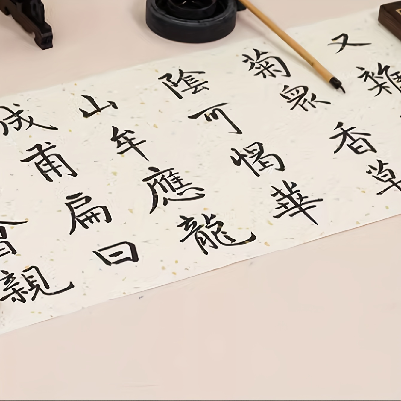 Papier de riz couleur antique pour la calligraphie chinoise