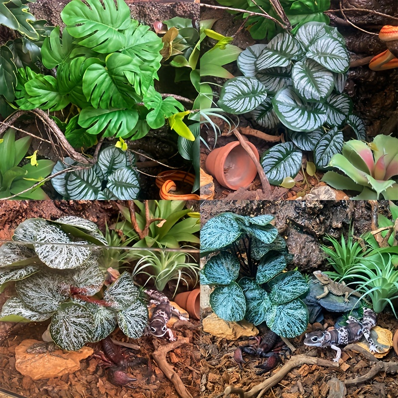 Reptile artificial hot sale plants