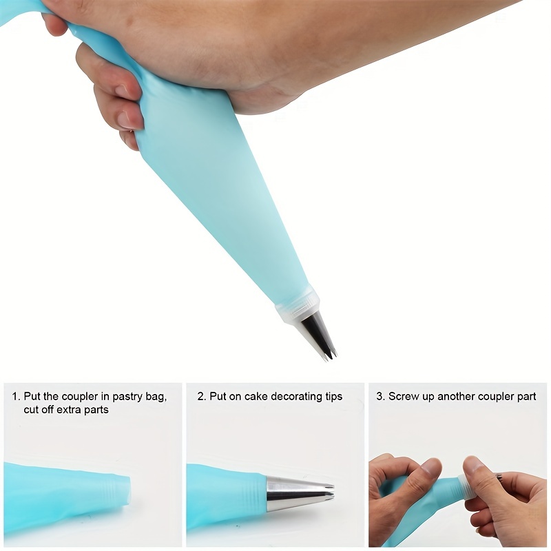 Cake Decorating Tool Kit Including Silicone Reusable Pipping - Temu